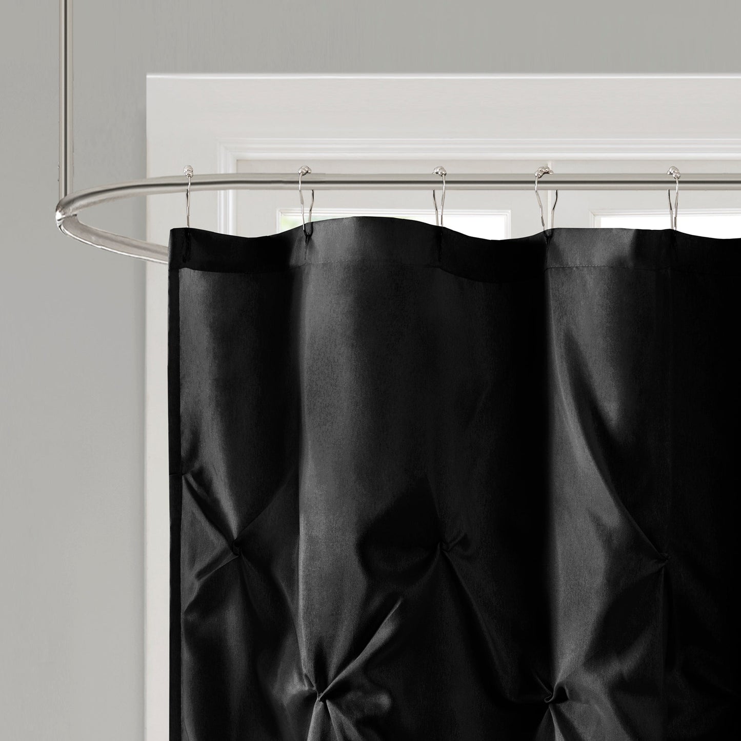 Piedmont Tufted Semi-Sheer Shower Curtain