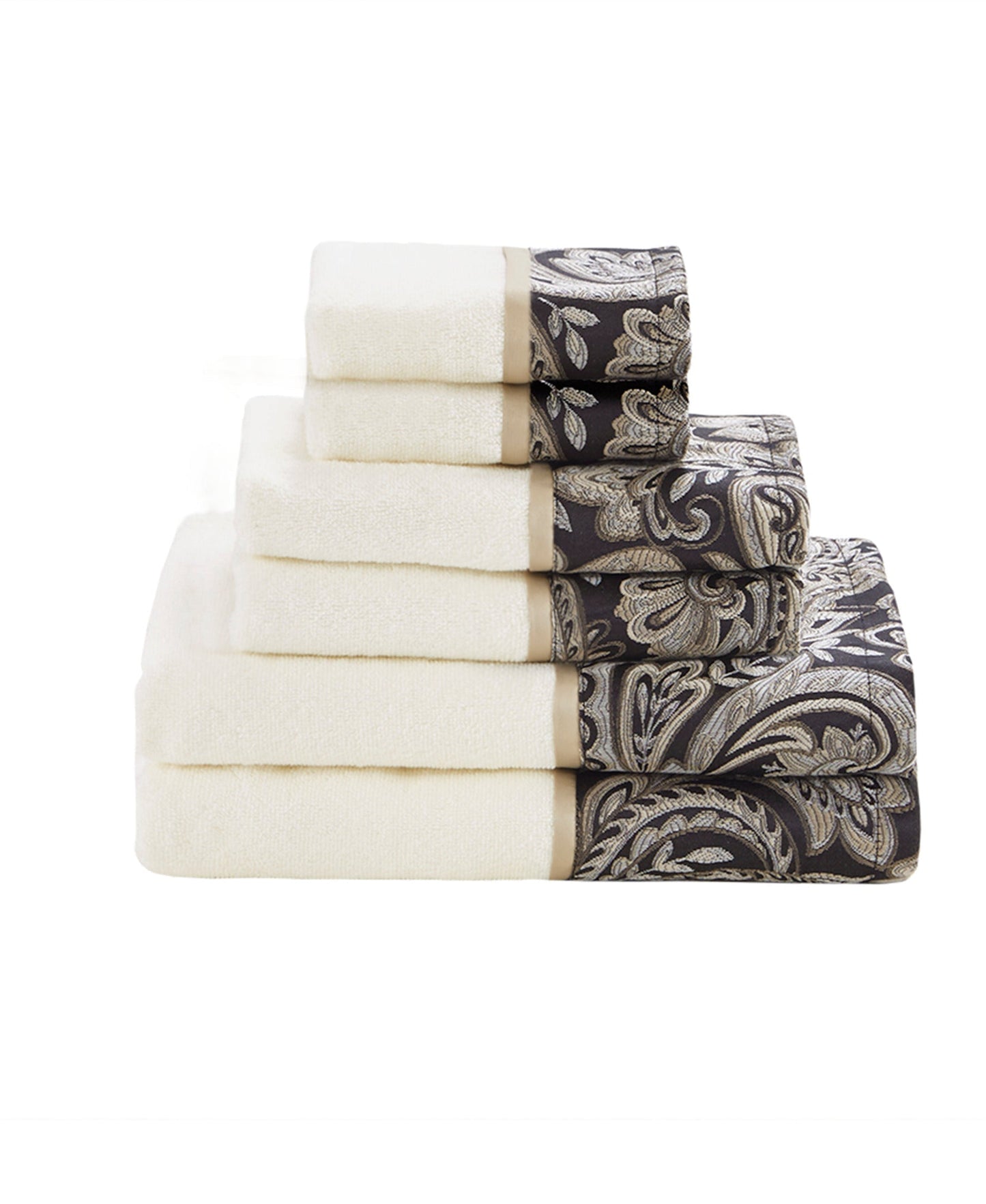 Wellington 6 Piece Jacquard Towel Set