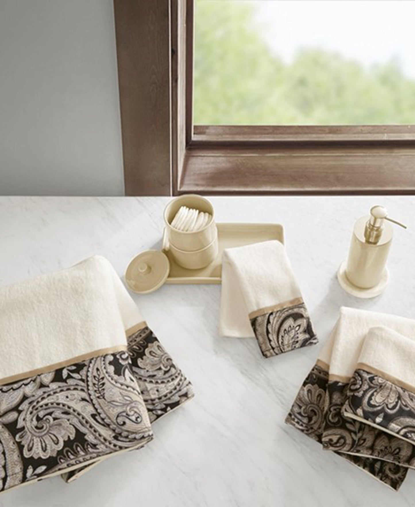 Wellington 6 Piece Jacquard Towel Set